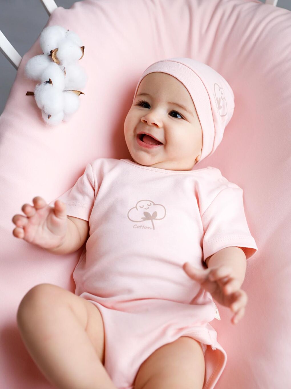 Civil Baby Bebek Çıtçıtlı Badi 0-18 Ay Pembe - 2