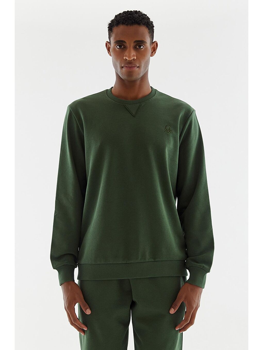 United Colors Of Benetton Haki Erkek Sweatshirt