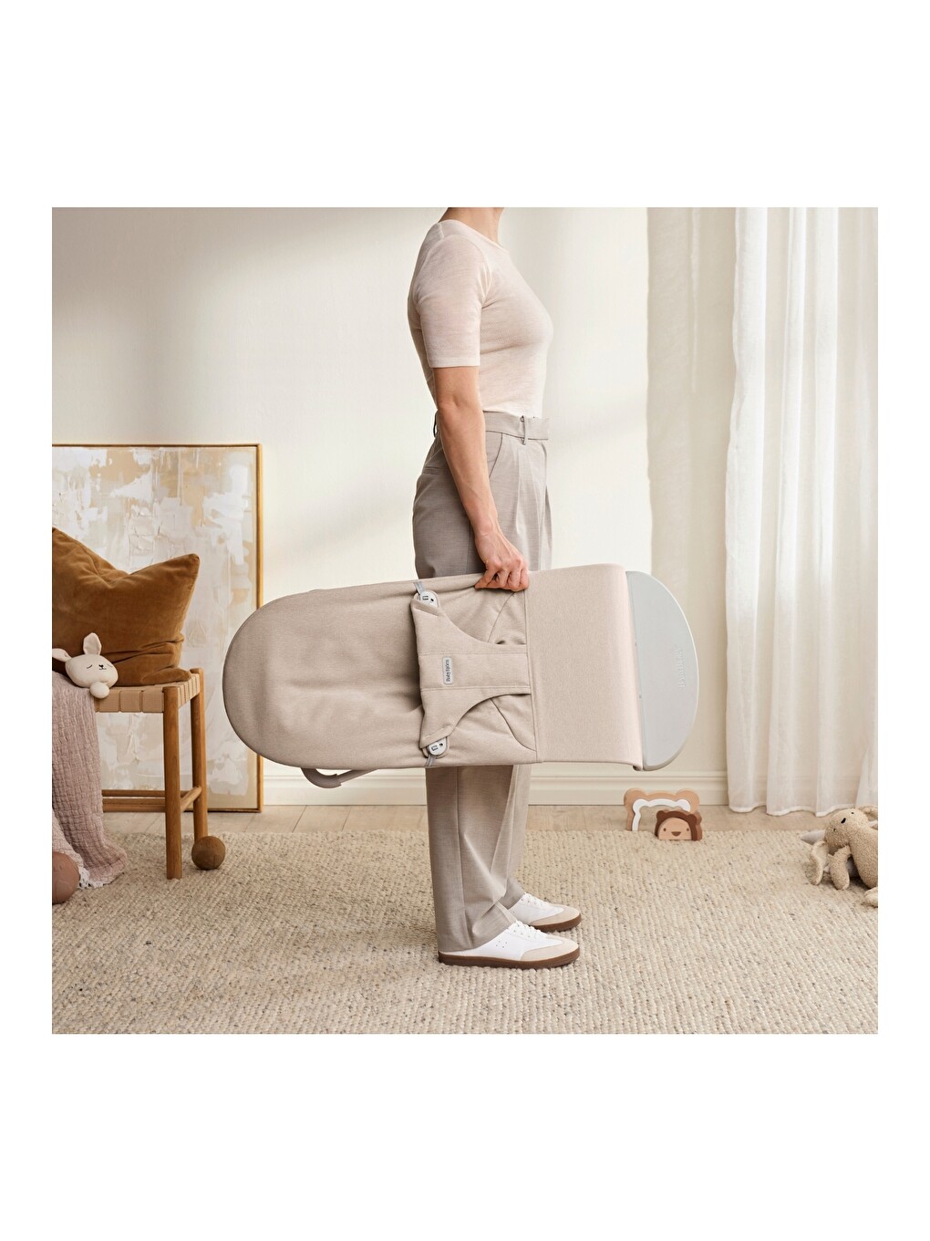 Bliss Ana Kucağı Woven Melange Light Beige-3