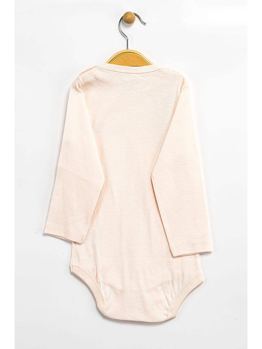 Pembe Erkek Kız Bebek Çıtçıtlı % 100 Pamuk Body & Zıbın 12 Ay - 36 Ay-1