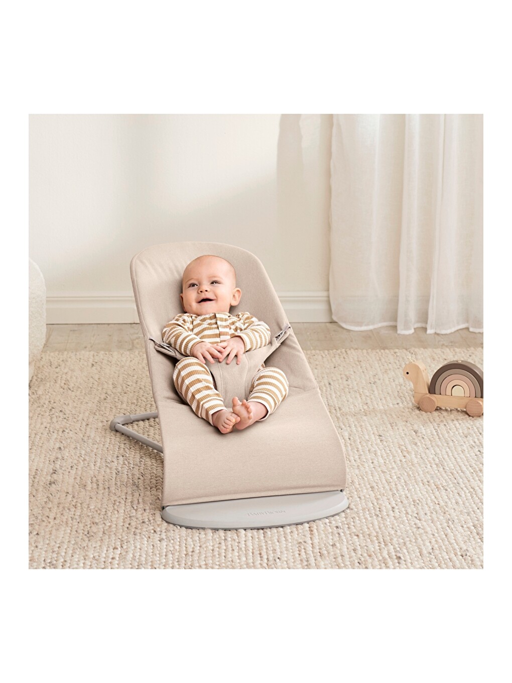 Bliss Ana Kucağı Woven Melange Light Beige-5