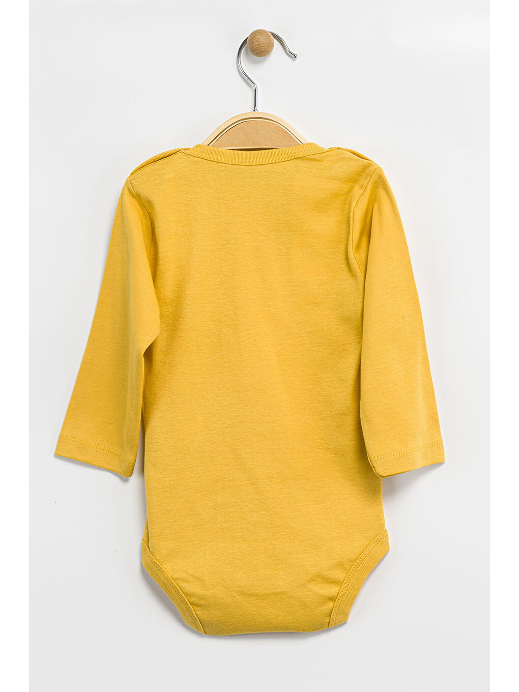 Kahverengi Erkek Kız Bebek Çıtçıtlı % 100 Pamuk Body & Zıbın 12 Ay - 36 Ay-1