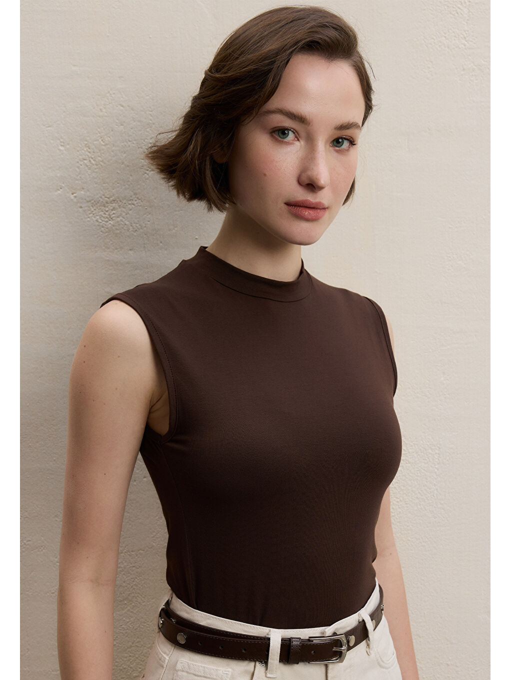 Kahverengi SIFIR KOL BAMBU BODY ACI KAHVE