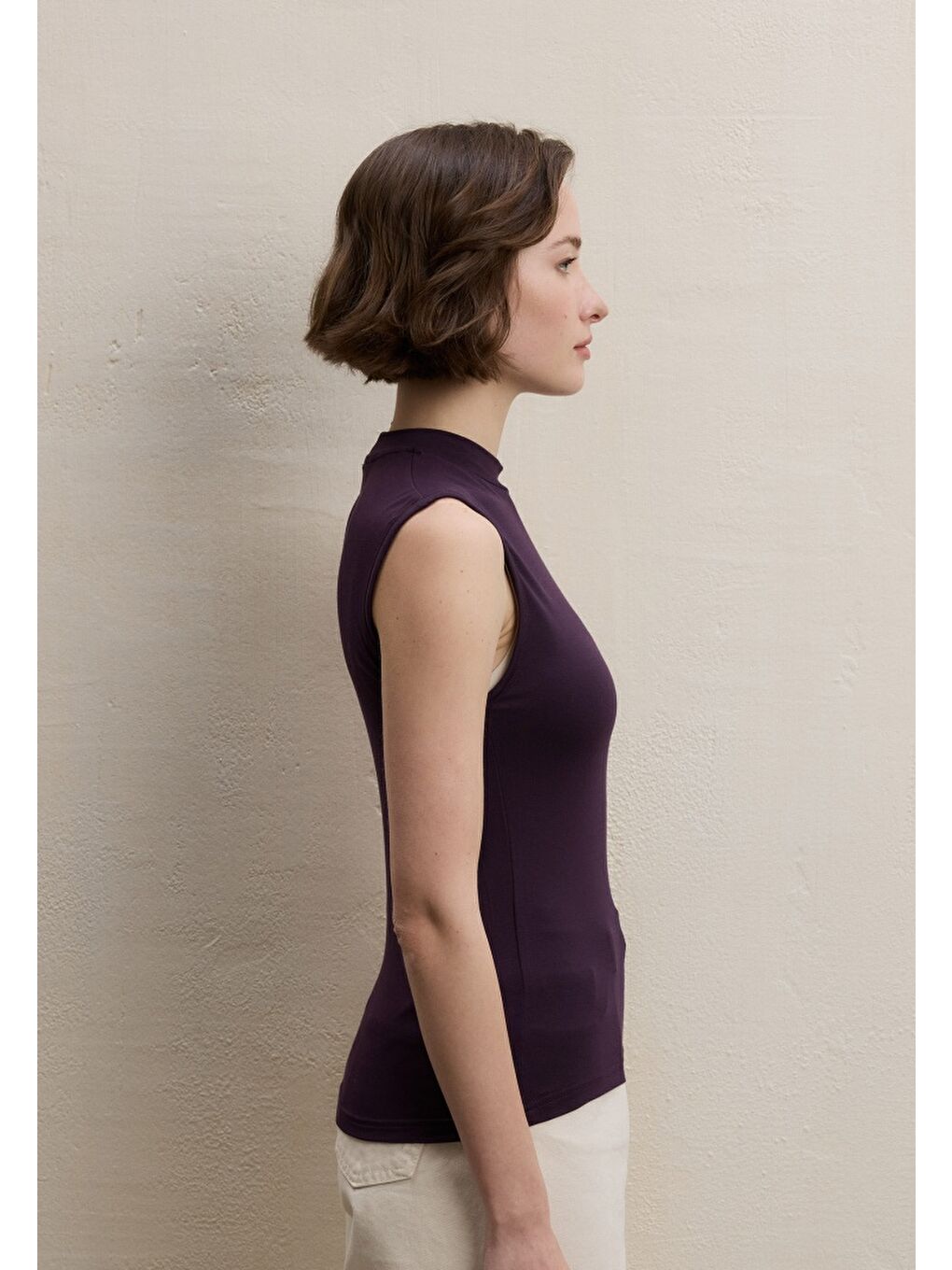 Kırmızı SIFIR KOL BAMBU BODY VİŞNE ÇÜRÜĞÜ-3