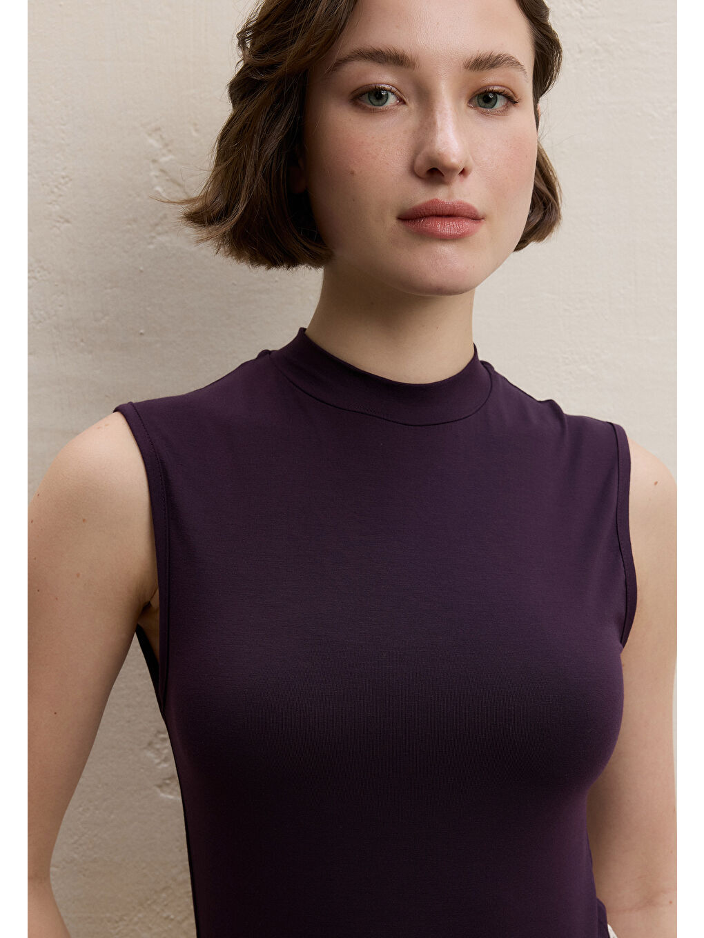 Kırmızı SIFIR KOL BAMBU BODY VİŞNE ÇÜRÜĞÜ-4