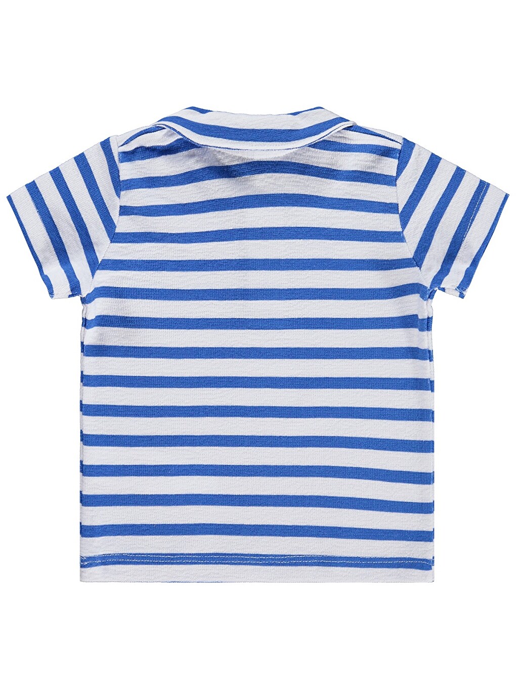 Baby Yelken Baskılı 6-18 Ay Tişört - Mavi-1