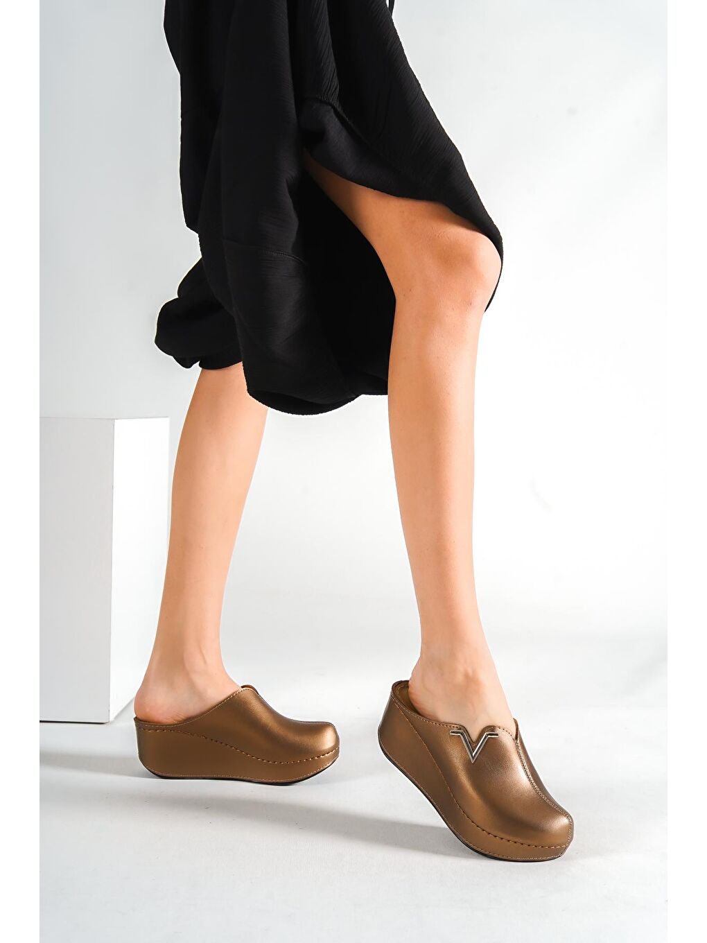 Turuncu Z6188 Kadın Sabo Terlik