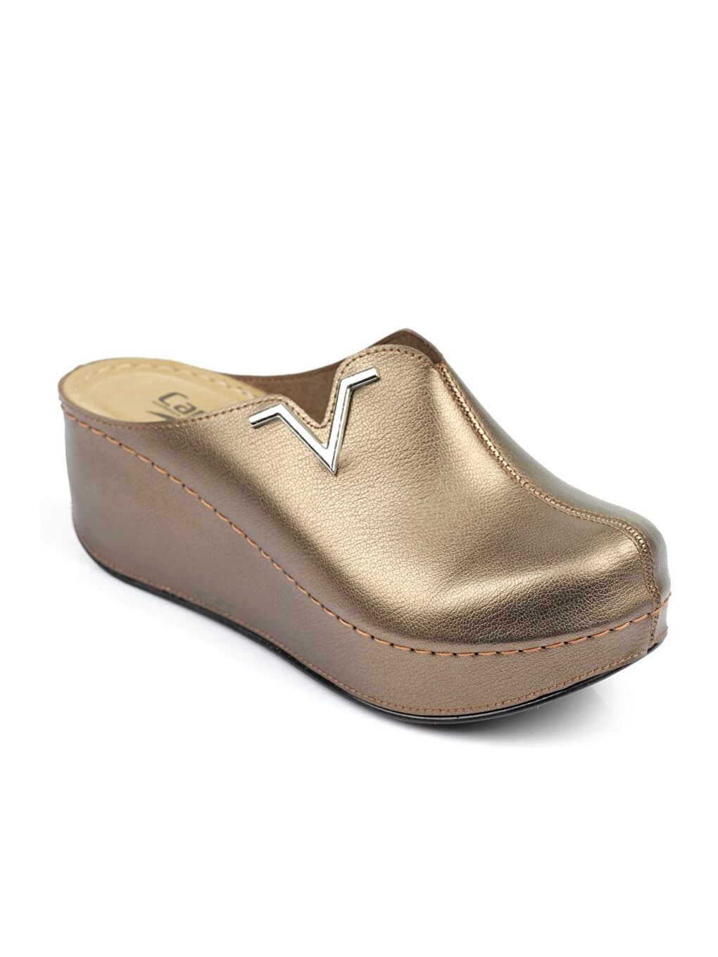 Turuncu Z6188 Kadın Sabo Terlik-1