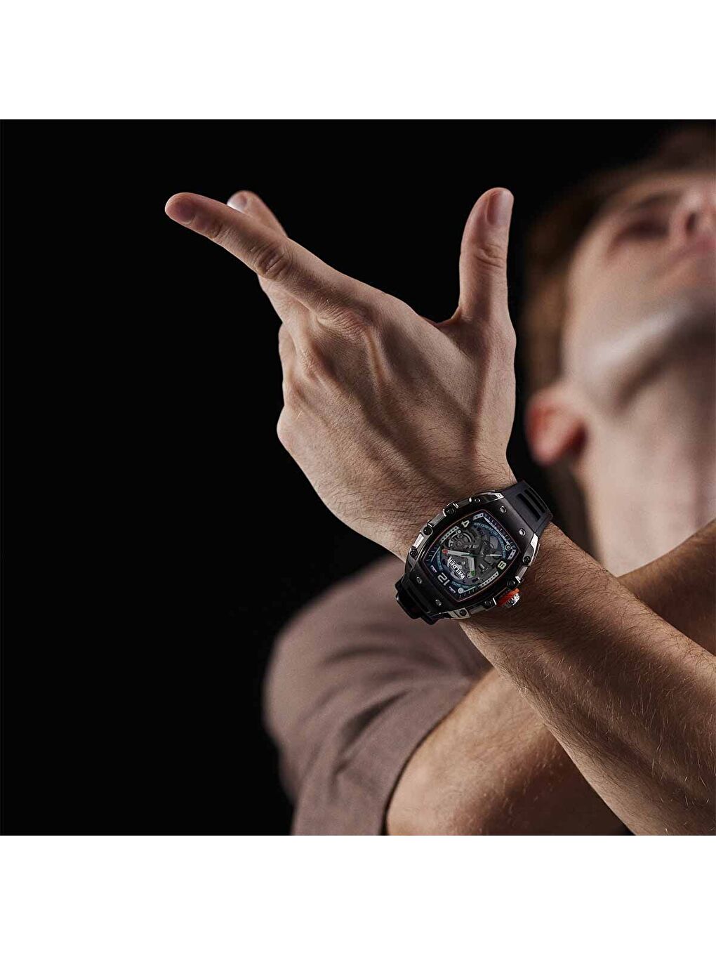 Siyah WRT1003 Erkek Kol Saati-6