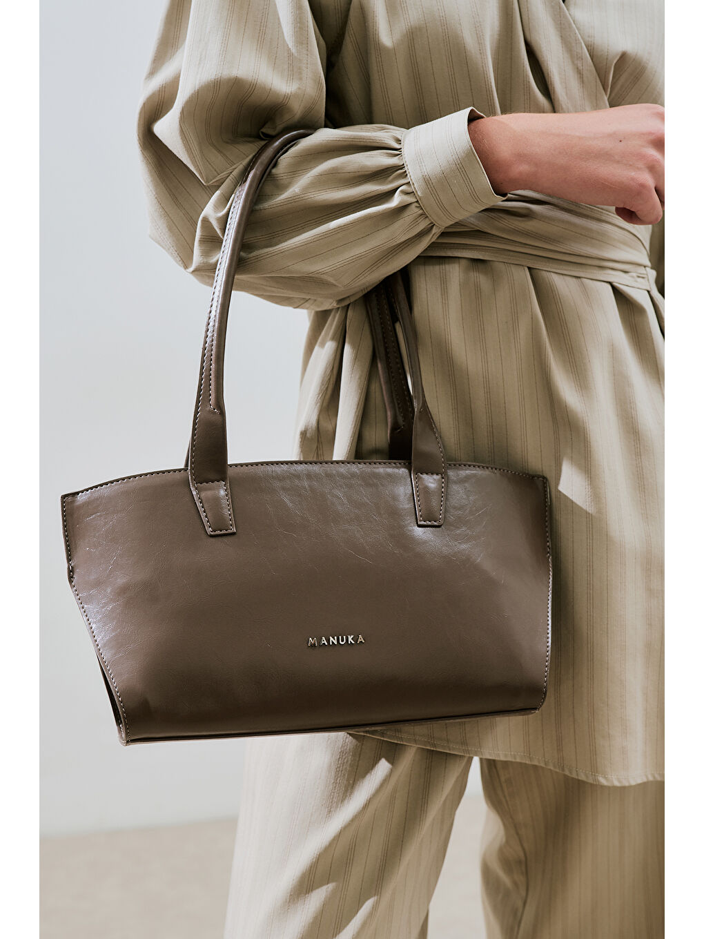 Kahverengi Ukıyo Omuz Çantası Mushroom