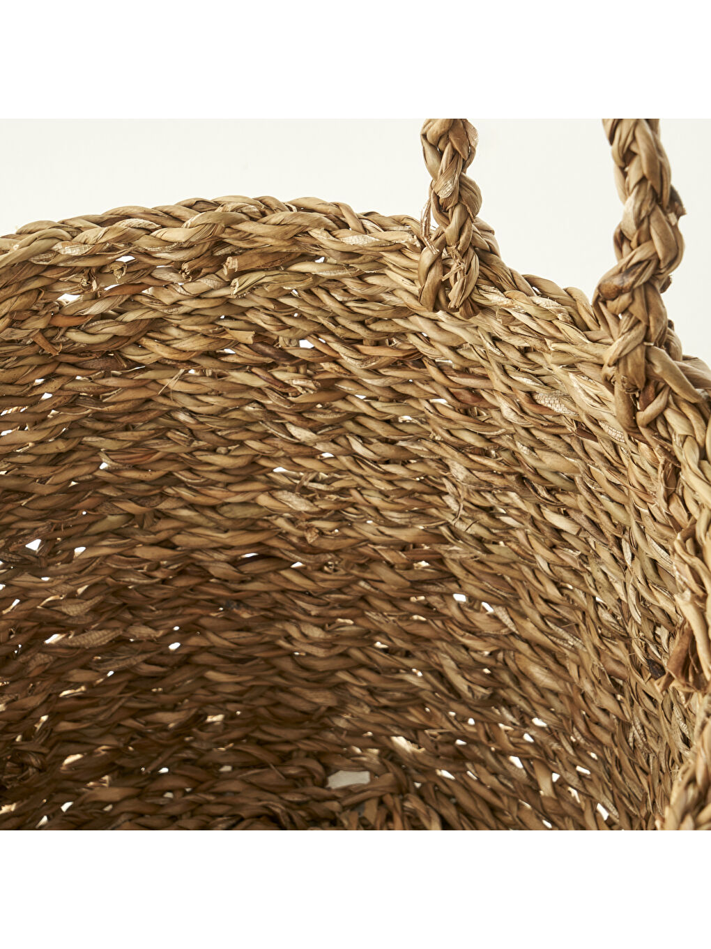 Bej Ella Hasır Sepet Naturel (36x30 cm)-2