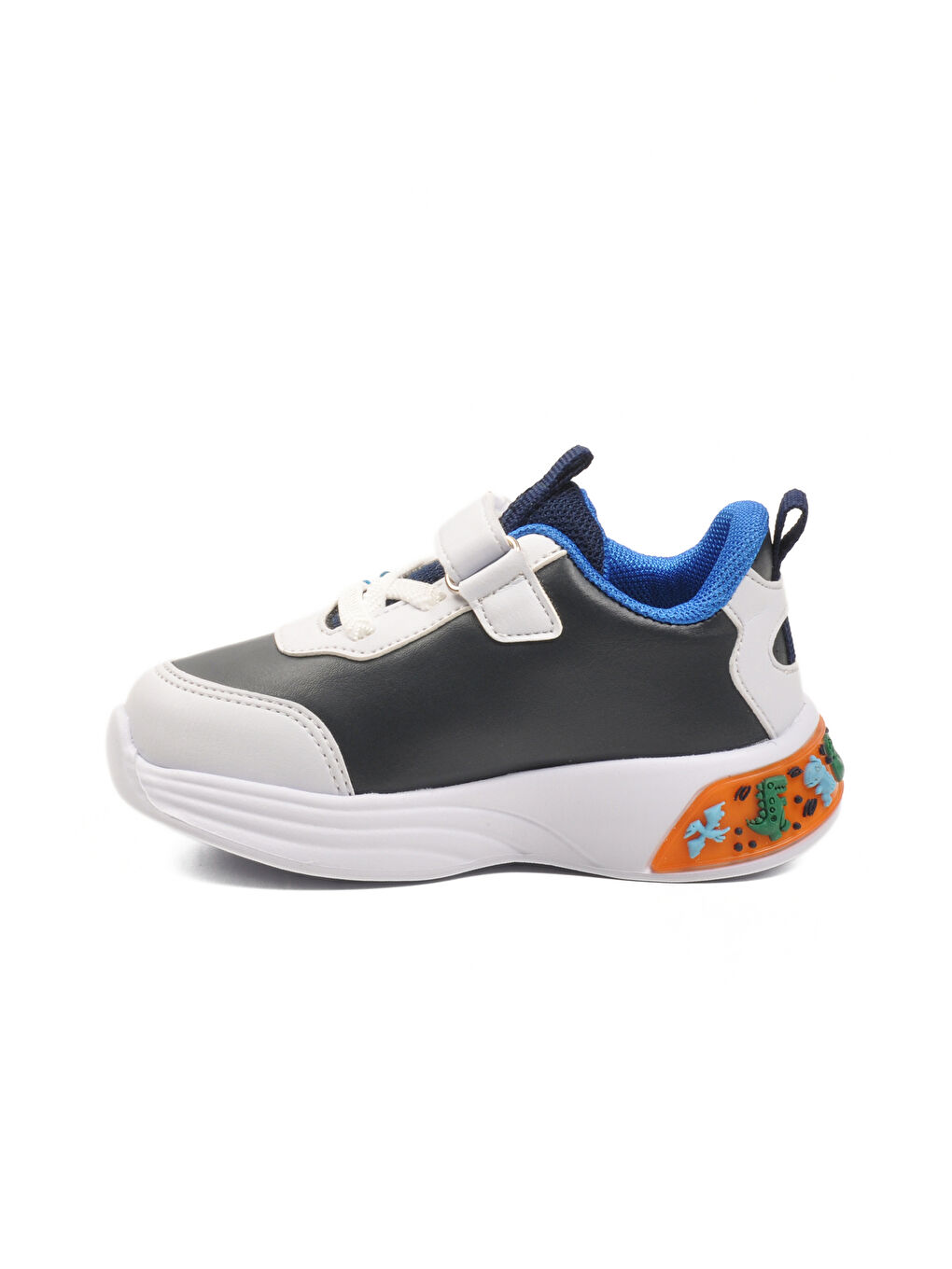 Lacivert Cırtlı Hafif Esnek Bebek Spor Ayakkabı 2065 B-1