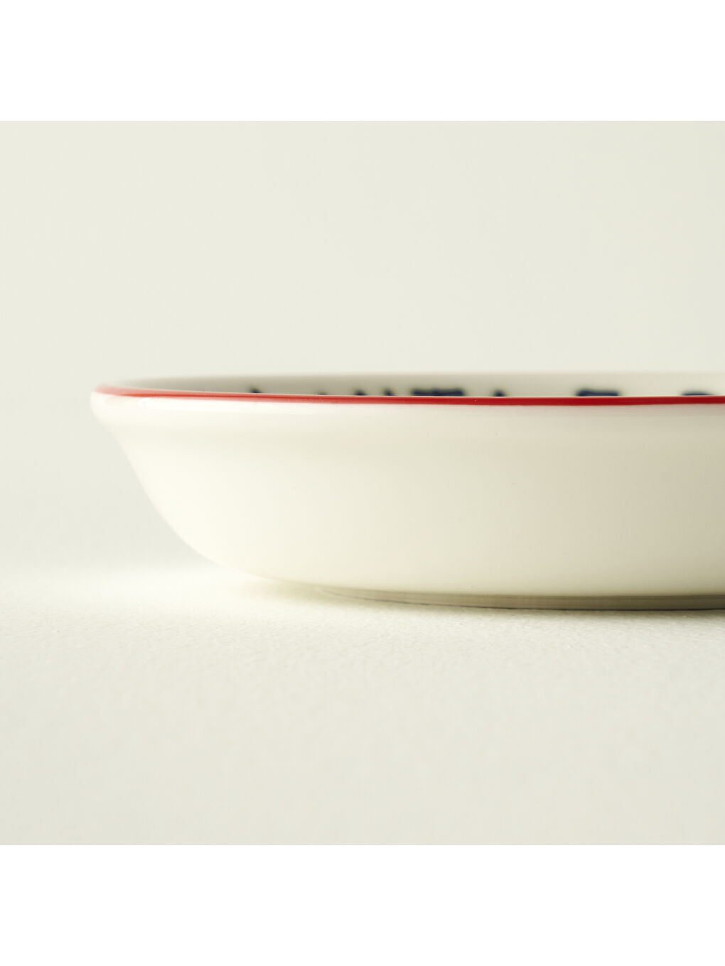 Line Porselen Büyük Sunum Kasesi Kırmızı (15 cm)-2