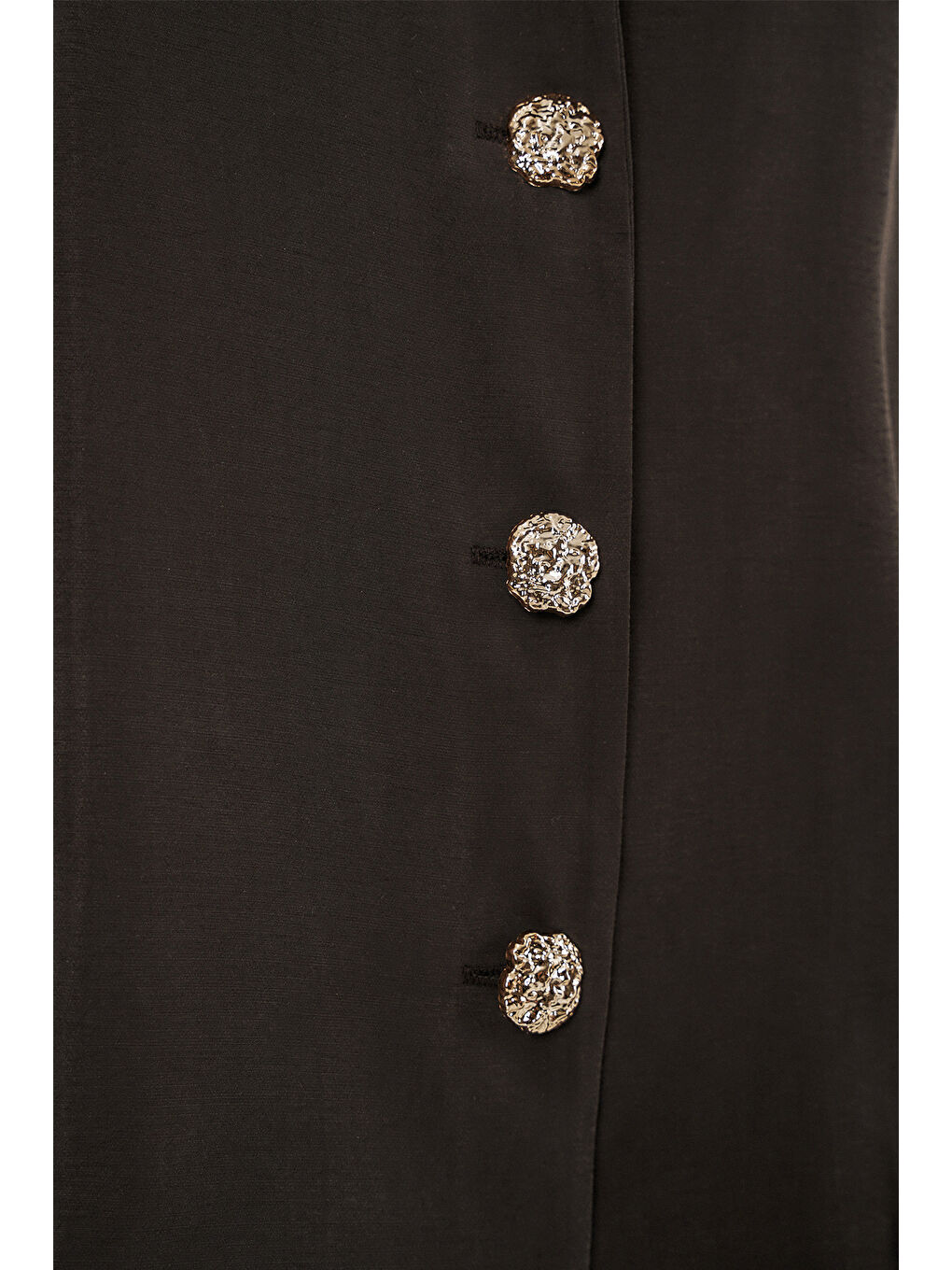 Kahverengi Kadın Kruvaze Yaka Oversize Ceket 0747 - A.Kahve-4