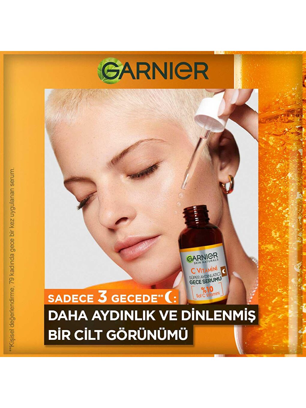 GARNIER Şeffaf C Vitamini Süper Aydınlatıcı Gece Serumu - 1