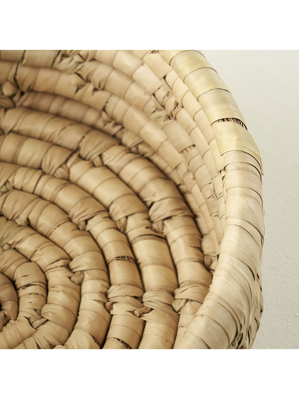 Bej Terra Hasır Sepet Naturel (20x8 cm)-1