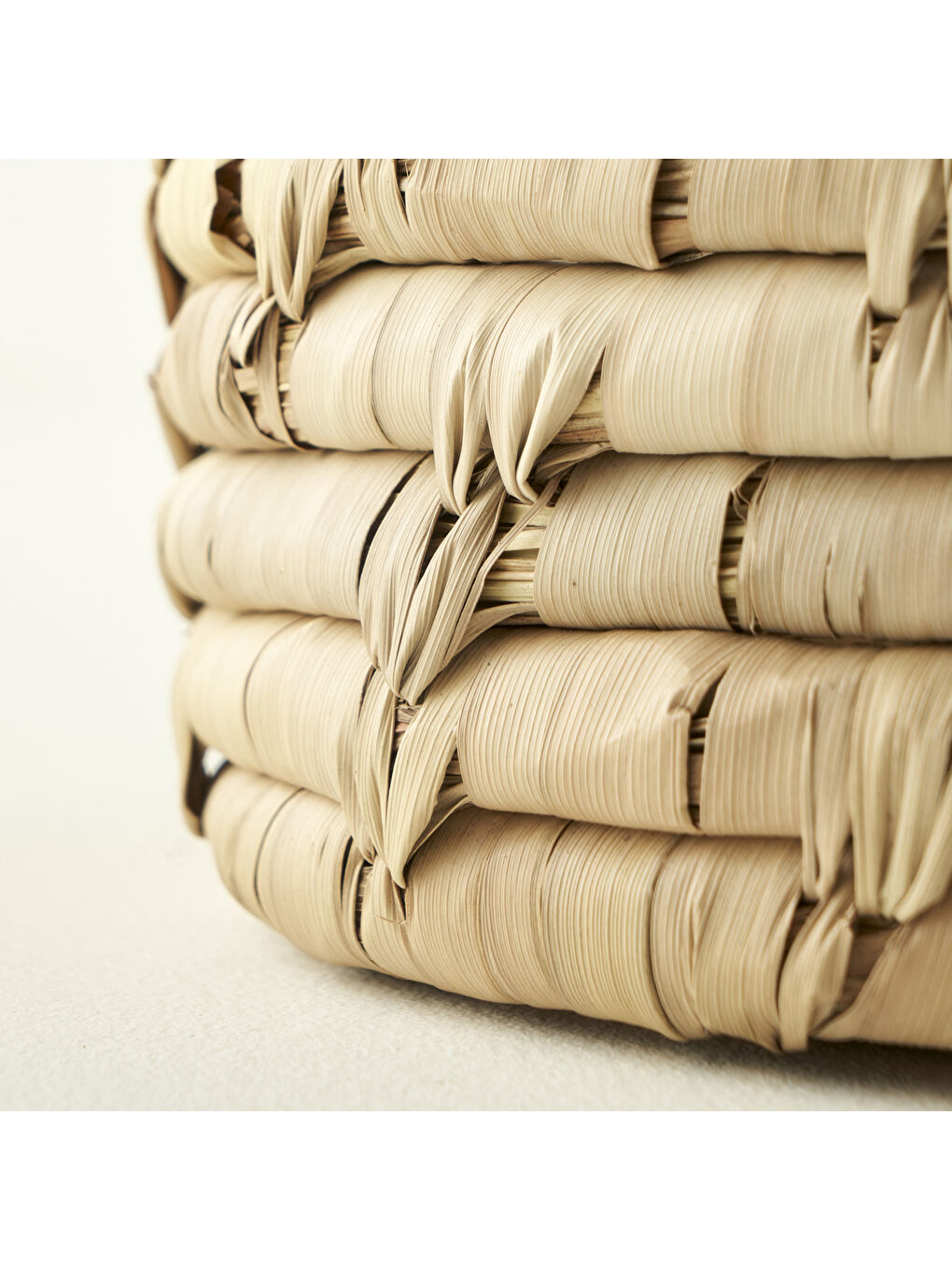 Bej Terra Hasır Sepet Naturel (20x8 cm)-2