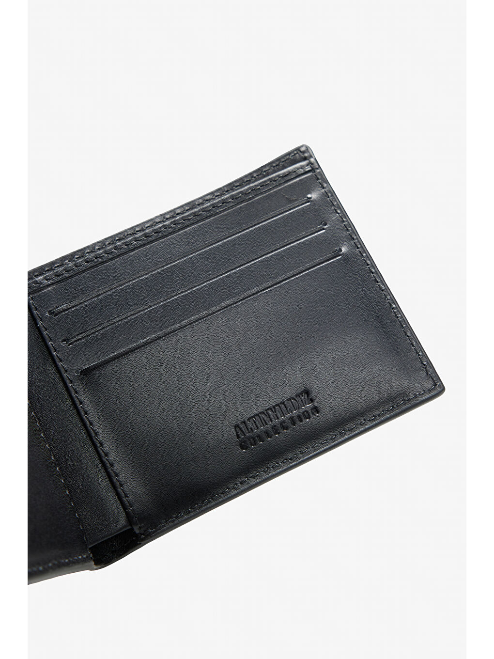 Erkek Siyah %100 Deri Cüzdan-2