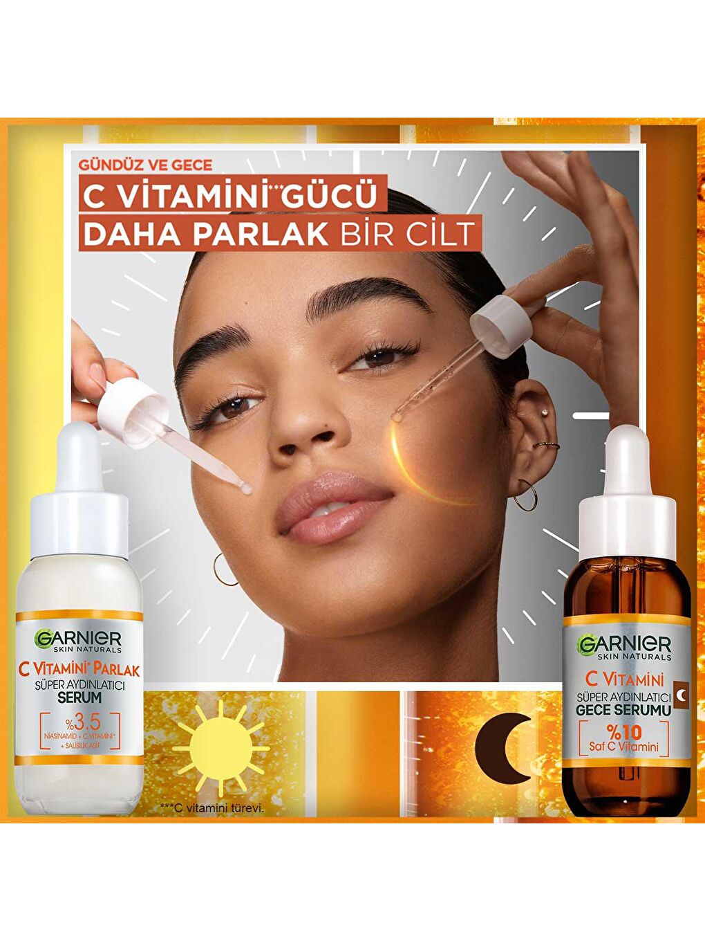 GARNIER Şeffaf C Vitamini Süper Aydınlatıcı Gece Serumu - 5