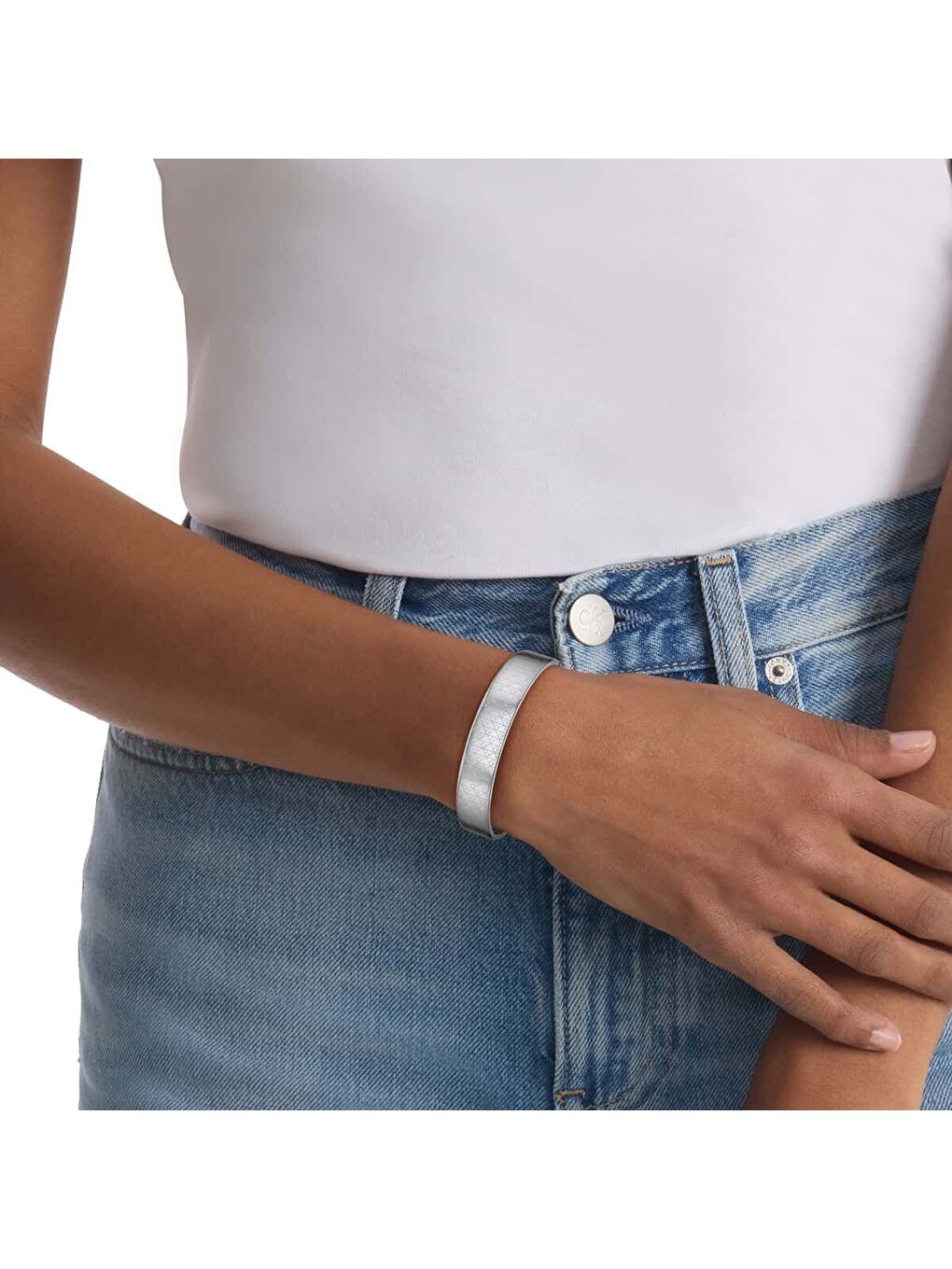 Gri CKJ35000855 Kadın Bileklik-2