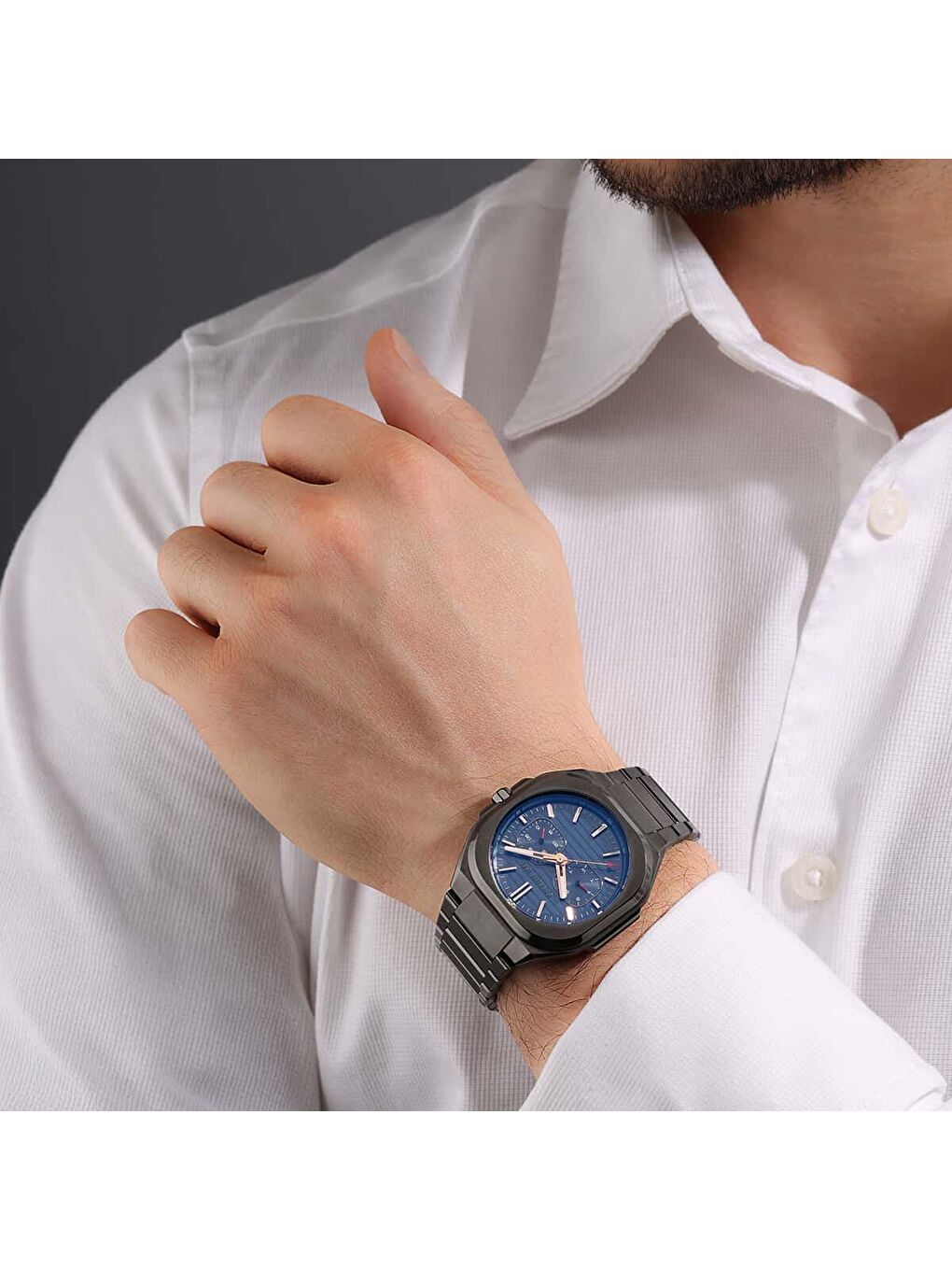 Gri CIWGK0073501 Erkek Kol Saati-4