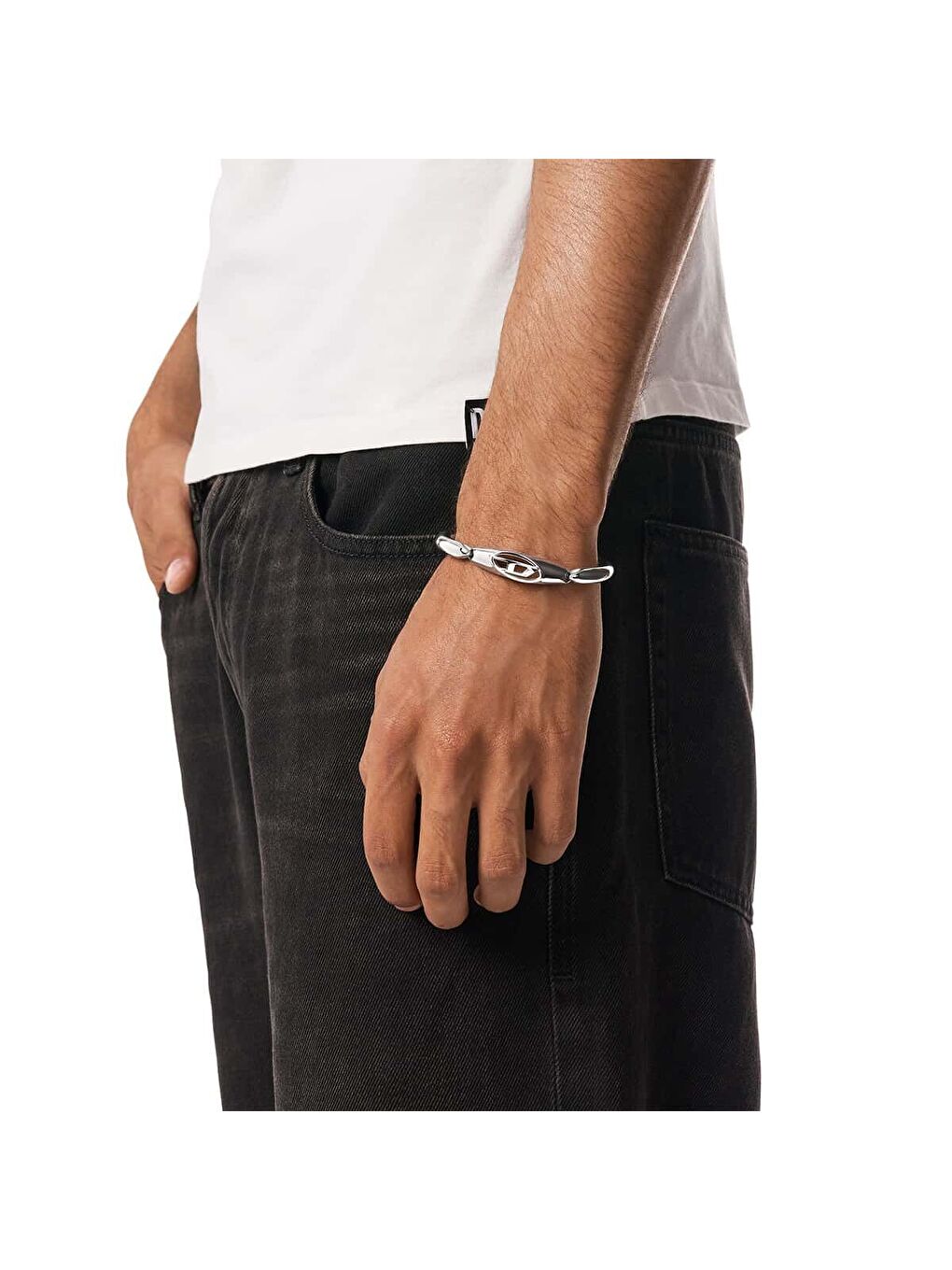 Gri DJDX1643-040 Erkek Bileklik-2