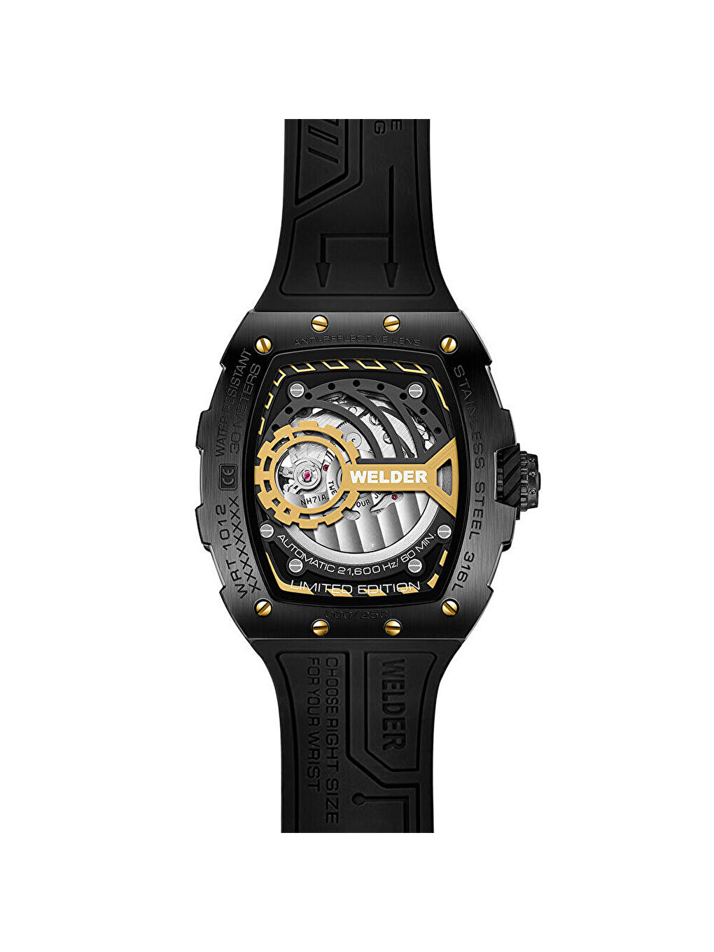 Siyah WRT1012 Erkek Kol Saati-2