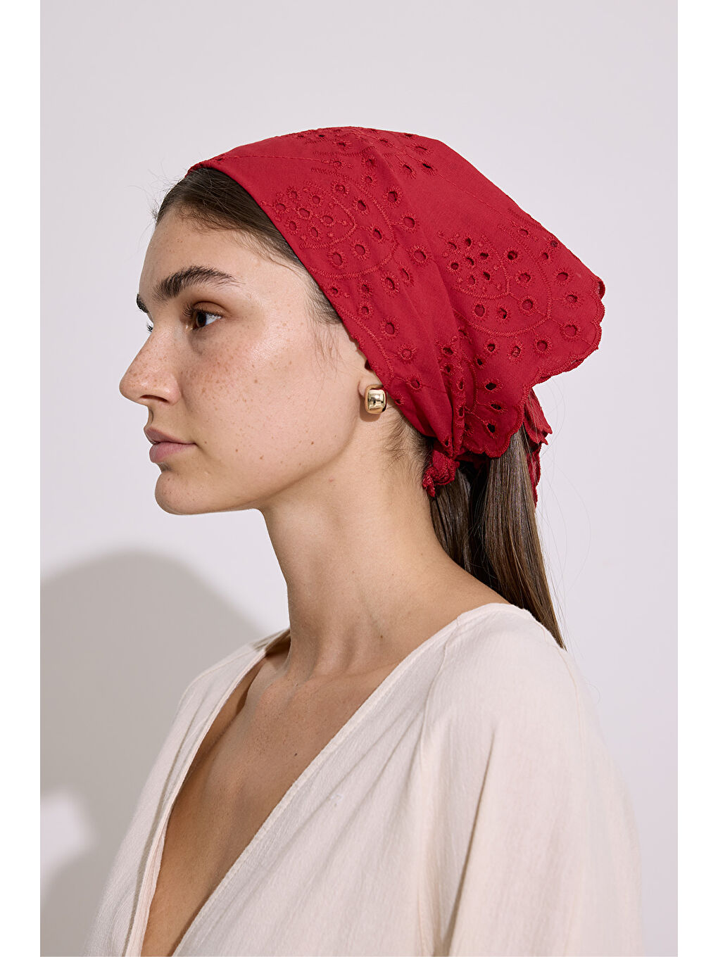 Brode Fular Kırmızı-5