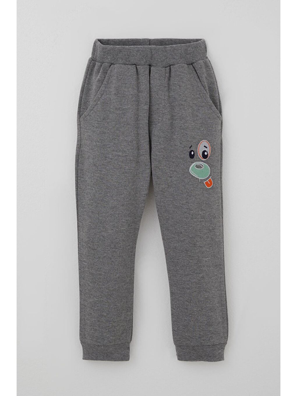 Turkuaz Erkek Bebek Eşofman Takımı Kulaklıklı Köpekçik Nakışlı Su Yeşili (9 Ay-3 Yaş)-2