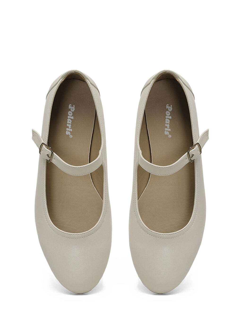 Bej 325002.Z 5FX Krem Kadın Babet-3