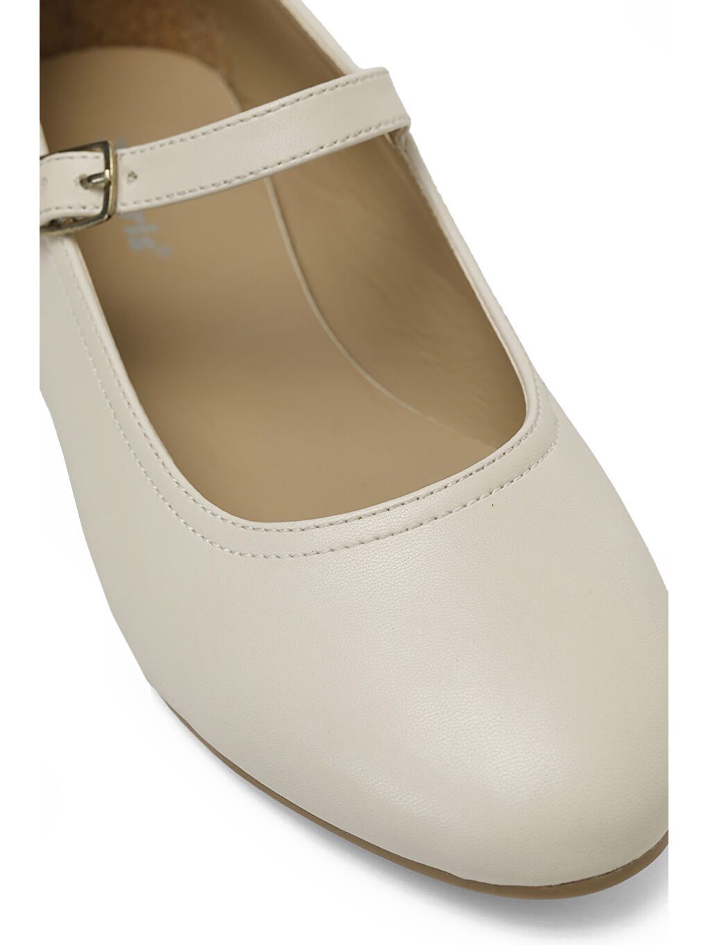 Bej 325002.Z 5FX Krem Kadın Babet-6