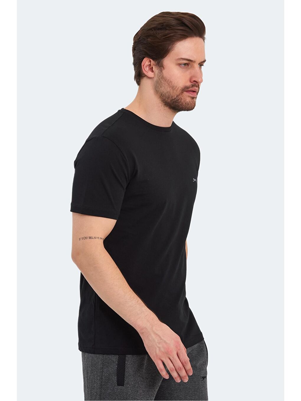 SLAZENGER Siyah PATKA Erkek T-Shirt Siyah - 2