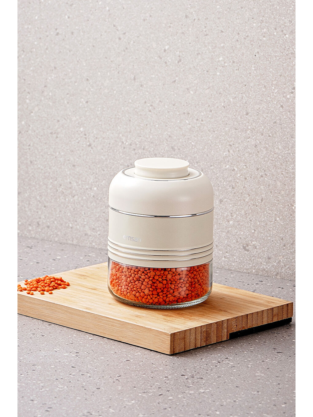 Moko 420 Ml Saklama Kavanozu Ekru-3