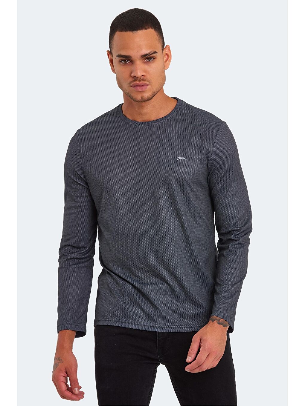 SLAZENGER Siyah RAHEL Erkek T-Shirt Siyah