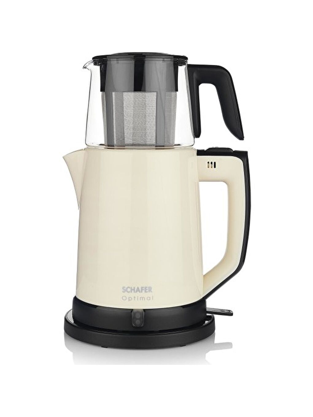 Optimal Elektrikli Çay Makinesi -Krem