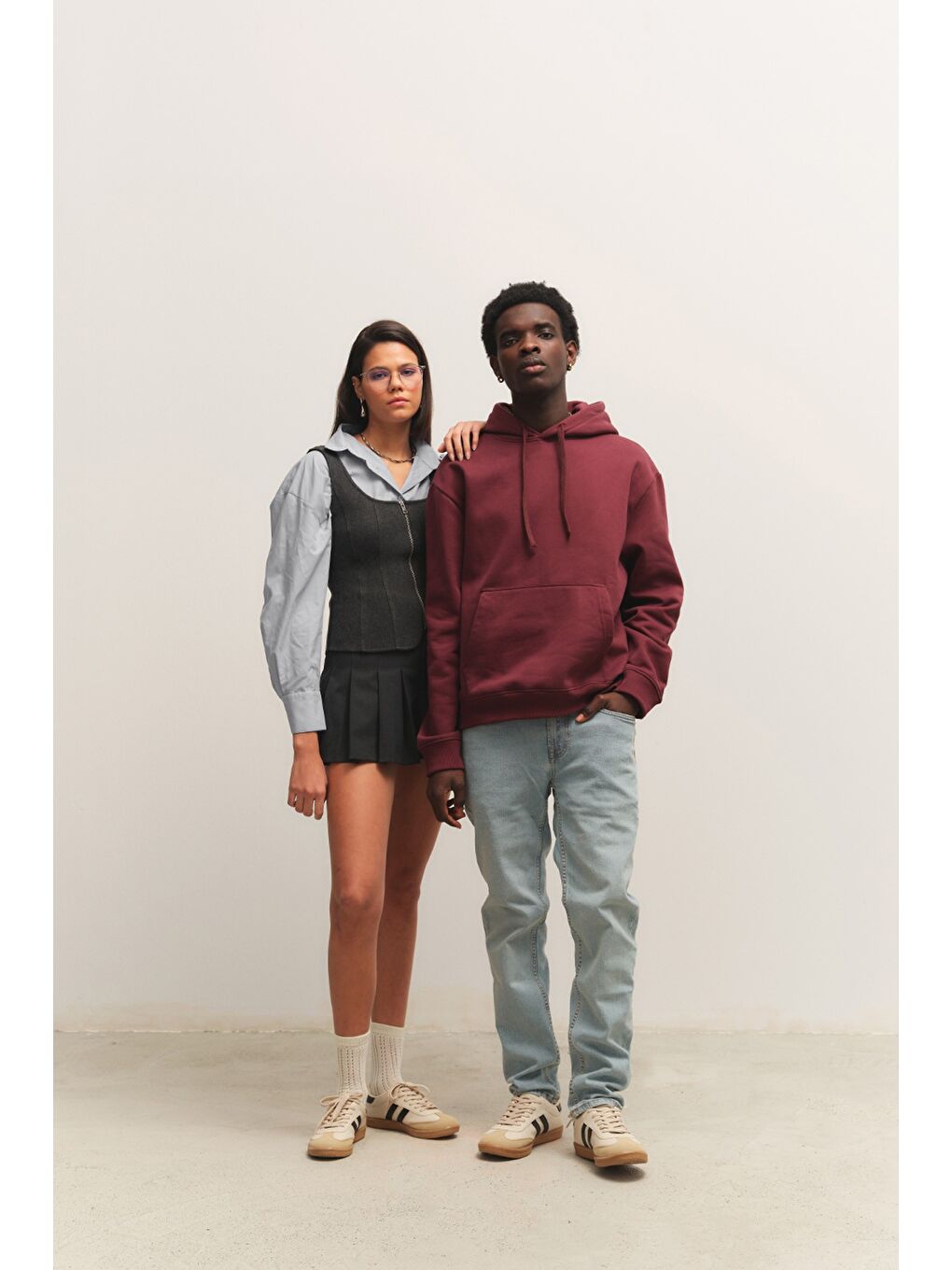 Bej GORDON Unisex Ortopedik Günlük Bağcıklı Yürüyüş Koşu Sneaker Spor Ayakkabı-1