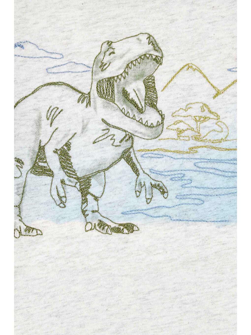 Gri Küçük Erkek Çocuk Tshirt-1