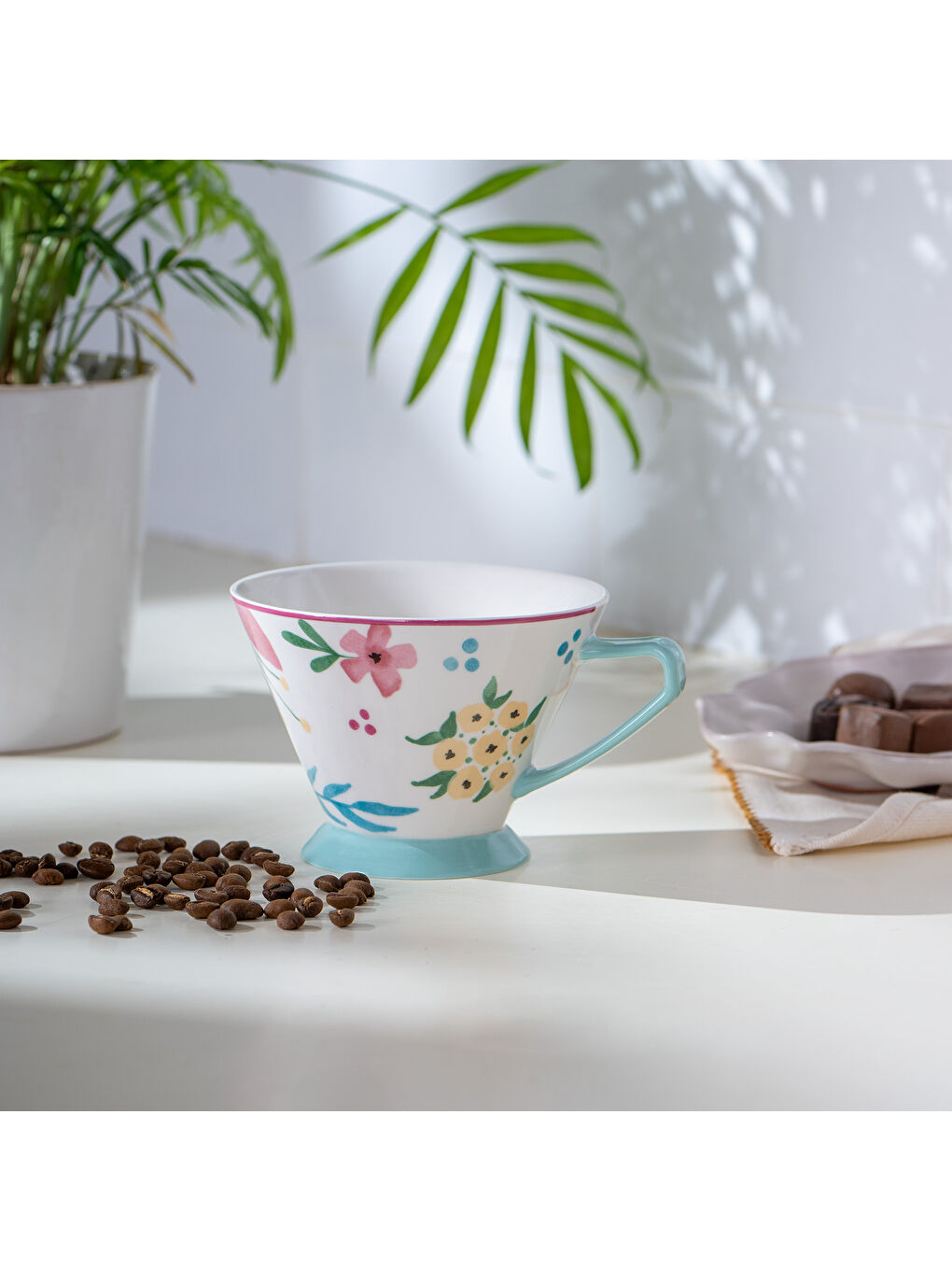 Beyaz Soft New Bone Kupa 300 ml-5