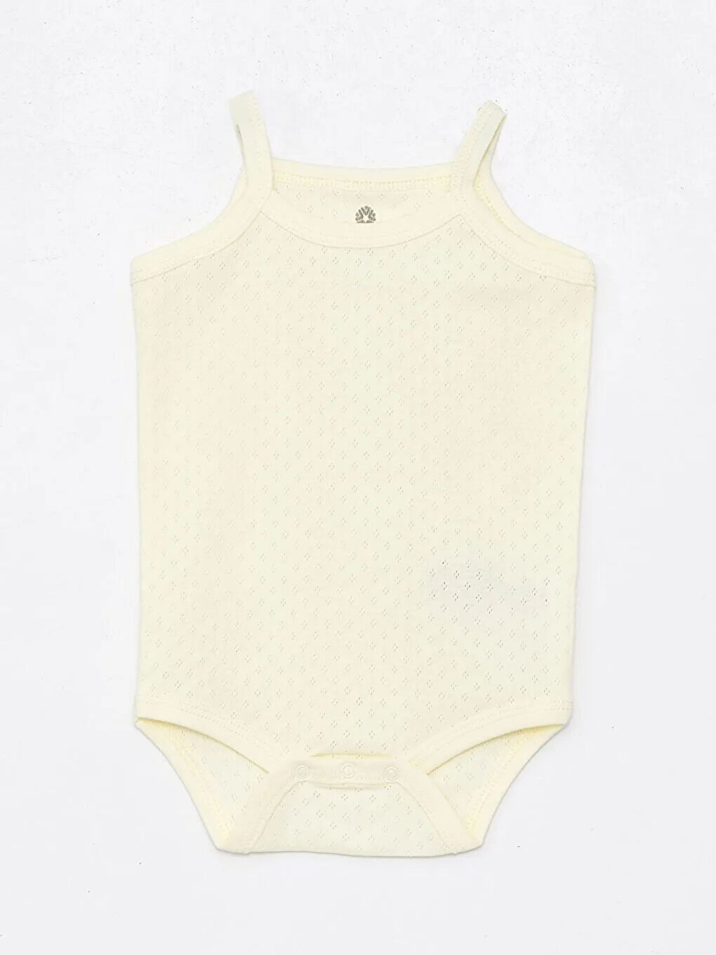 Beyaz Kare Yaka Pamuklu Kız Bebek Jakarlı Çıtçıtlı Body 5'li-1