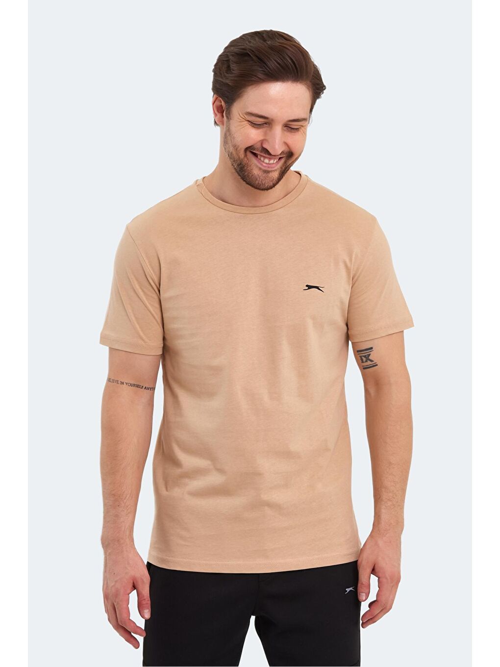 SLAZENGER Bej PATKA Erkek T-Shirt Bej - 3