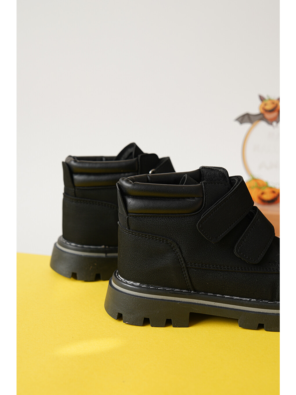 Siyah D0cot33 Günlük Ortopedik Çocuk Unisex Soğuk Geçirmez Bot-3