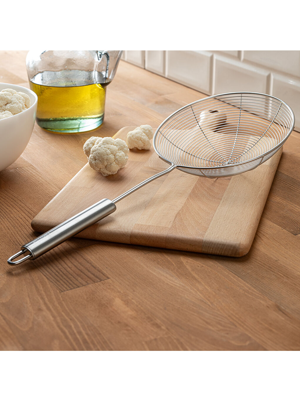 Gri Modern Kevgir Süzgeç 17 Cm-6