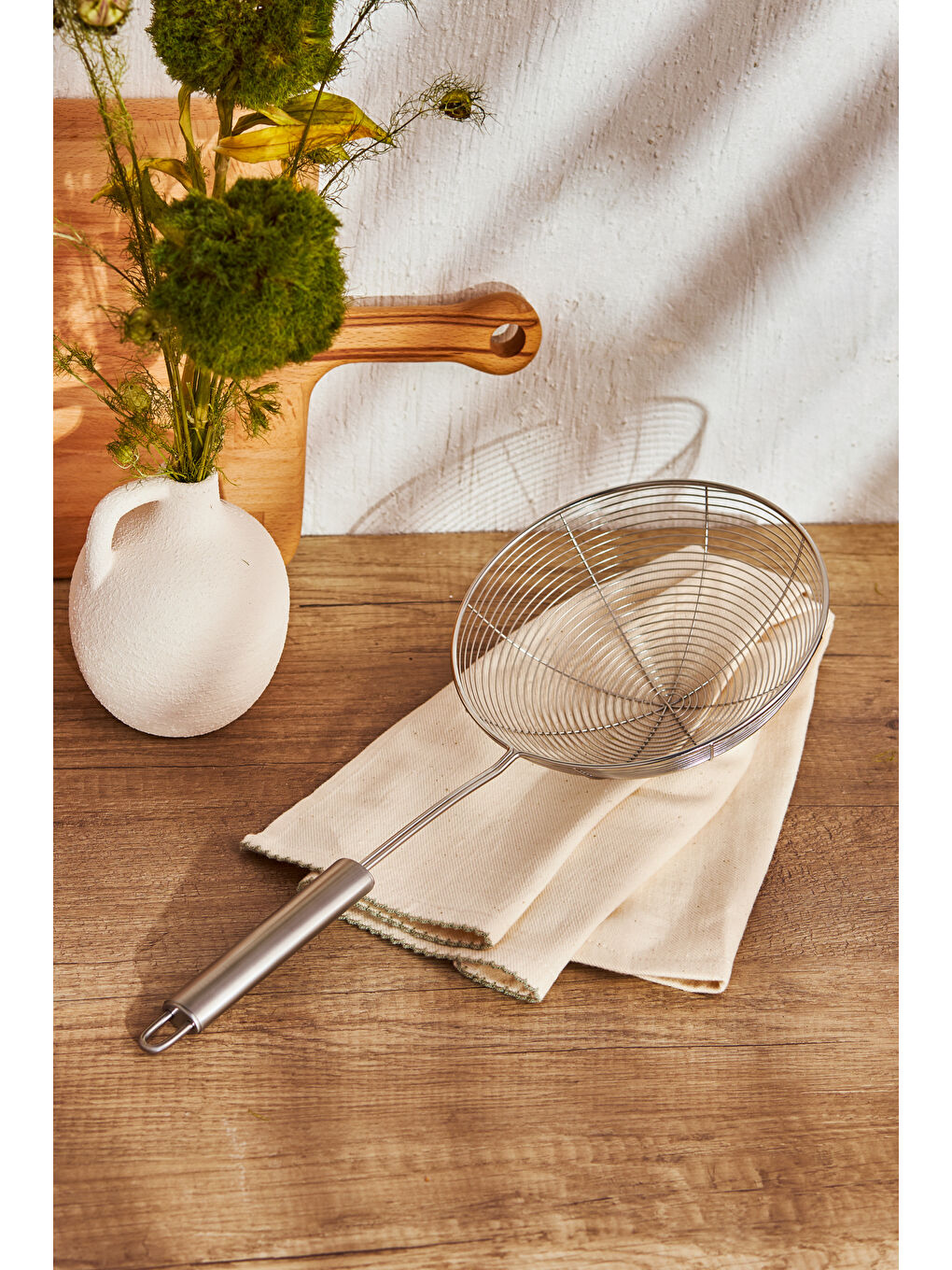 Gri Modern Kevgir Süzgeç 17 Cm-3