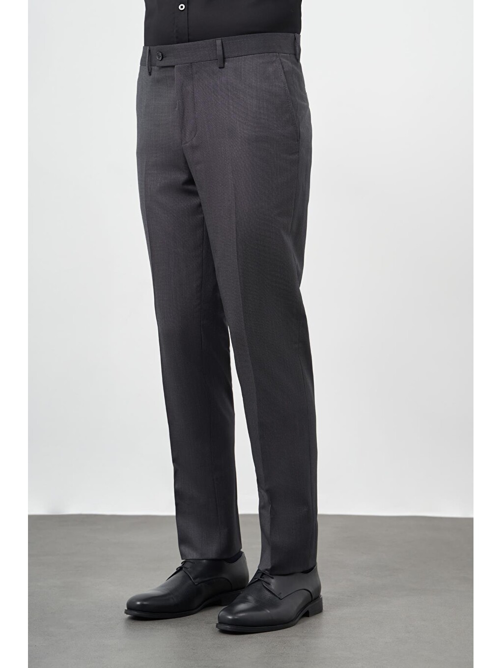 Siyah Yandan Cepli Comfort Fit Classic Erkek Pantolon 1003245166-2