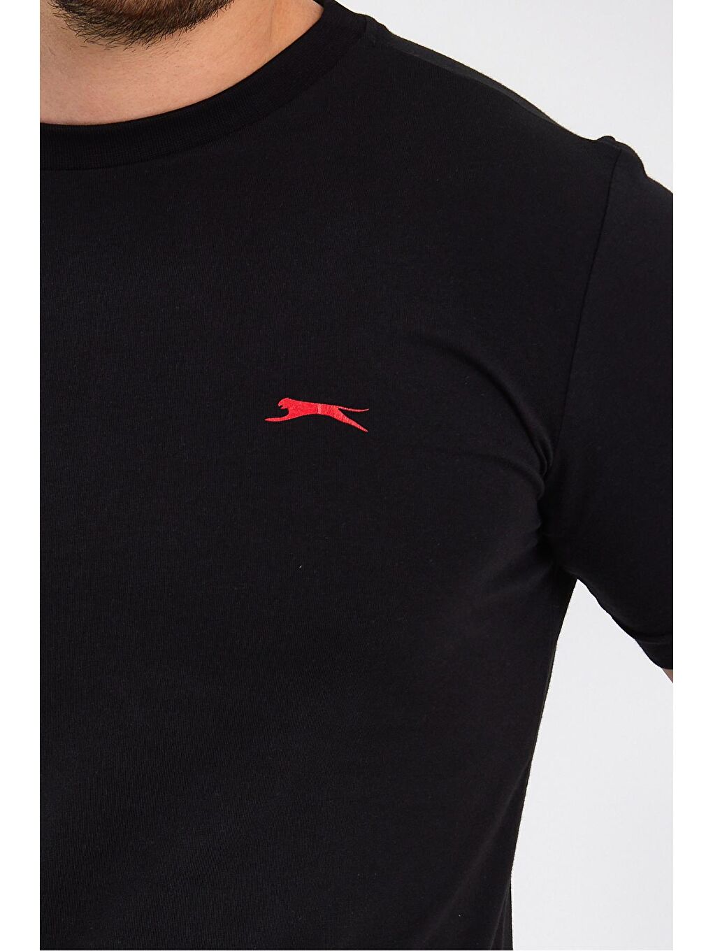 SLAZENGER Siyah PANCO Erkek Kısa Kol T-Shirt Siyah - 4