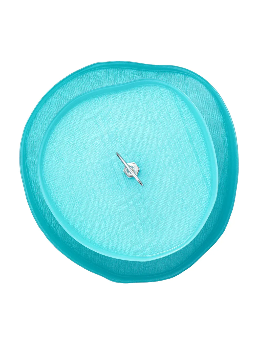 Mavi Voyage Cam Katlı Kurabiyelik 28 Cm / 21 Cm-6