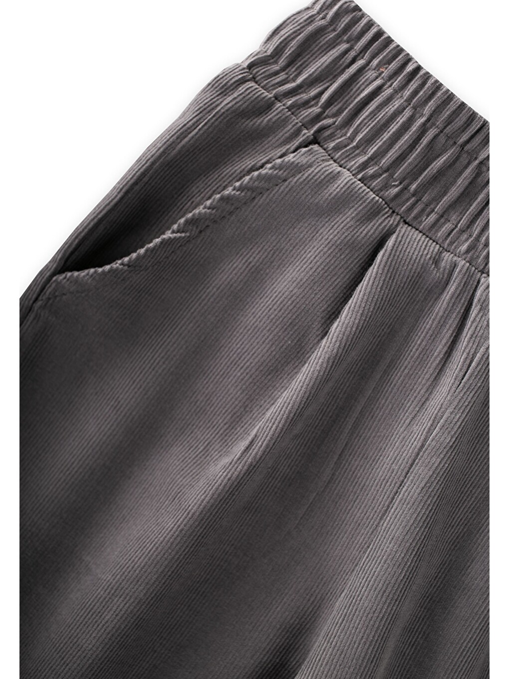 Kadife Pantolon 1-8 Yaş Gri-2