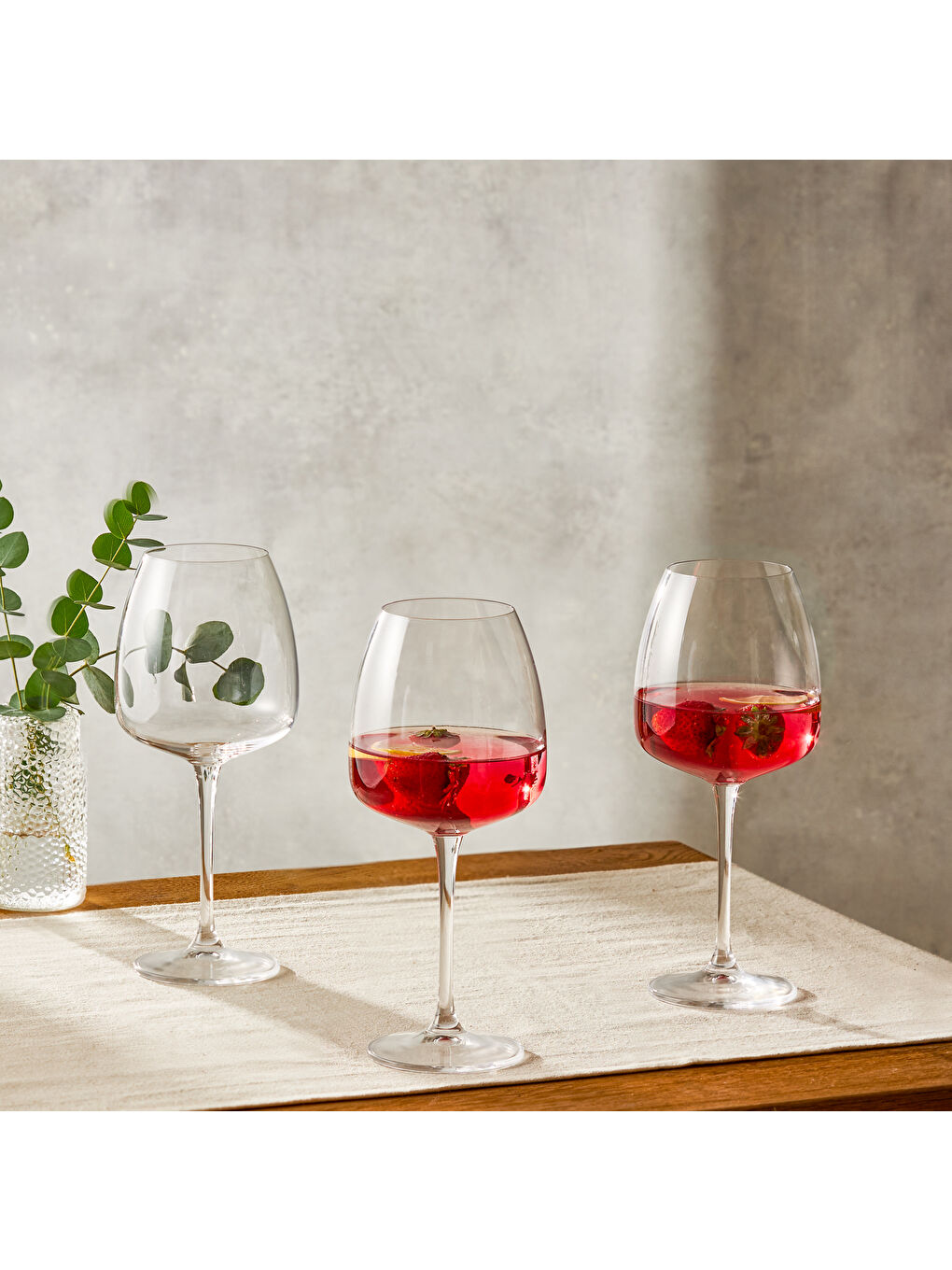 Renksiz 3'lü Evelyn Kristal Kadeh 610 ml-4