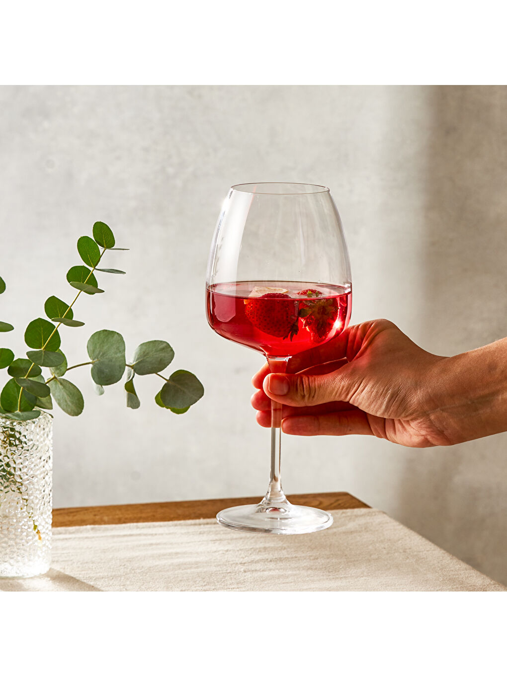 Renksiz 3'lü Evelyn Kristal Kadeh 610 ml-5