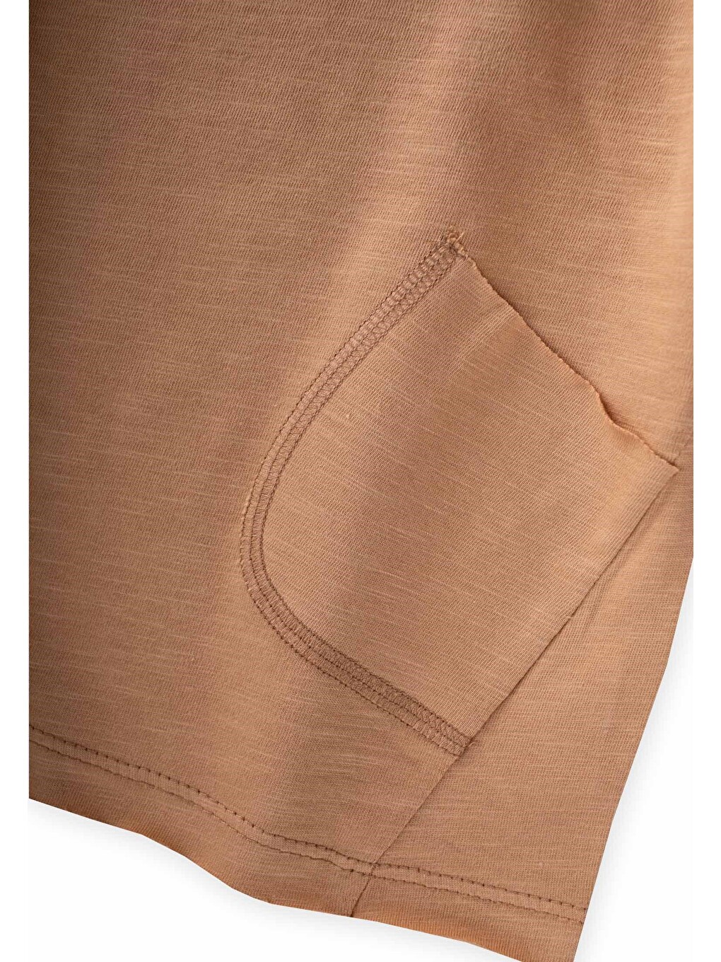 Kahverengi T-shirt 1-8 Yaş Camel-2